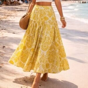 Sundance Josyln - Floral Tiered Skirt